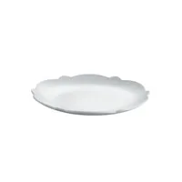 alessi - assiette à dessert dressed en plein air plastique, mélamine couleur blanc 20.8 x cm designer marcel wanders made in design