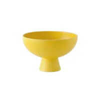 raawii - coupe strøm en céramique couleur jaune 19.83 x 10 cm designer nicholai wiig-hansen made in design