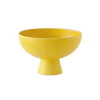 raawii - coupe strøm en céramique couleur jaune 24.99 x 13 cm designer nicholai wiig-hansen made in design