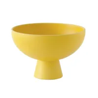 raawii - coupe strøm en céramique couleur jaune 28.23 x 15 cm designer nicholai wiig-hansen made in design