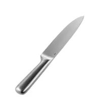 alessi - couteau de cuisine mami en métal, acier inoxydable couleur métal 35 x 15.33 cm designer stefano giovannoni made in design