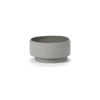 valerie objects - bol inner circle en céramique, grès couleur gris 20.8 x 6.9 cm designer maarten baas made in design