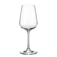 lot de 48 verres à vin blanc 360ml en cristal sans plomb