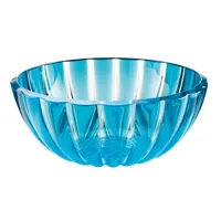 saladier en acrylique bleu et transparent 20 cm