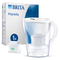 carafe filtrante marella blanche 2,4 l et filtre maxtra pro brita france