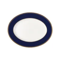 wedgwood plat de service ovale renaissance gold 35 cm