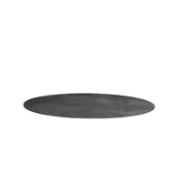 cane-line plateau de table joy/aspect ø144 cm fossil black