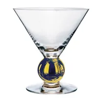orrefors verre à martini nobel 23 cl clear / gold