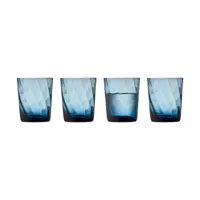 lyngby glas verre à eau vienna 30 cl, lot de 4 blue