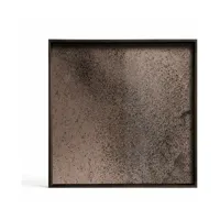 plateau en miroir bronze 51 x 51 cm - ethnicraft accessories